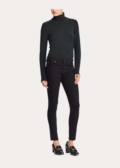 Top Ralph Lauren Jersey Turtleneck Mulher 65480-KSTW